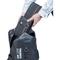 トラスコ中山 TRUSCO 三つ折りサポーターベルト Mサイズ 750mm TMSB-M750-BK 1本 695-1097（直送品）