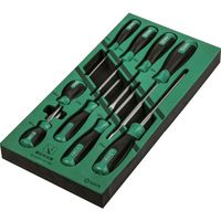 Apex Tool Group SATA ドライバー 9点 セット トレー入り 09913A 1セット 695-8219（直送品）