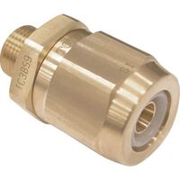 トヨックス TOYOX ホース継手(真鍮製) トヨコネクタ TC3ーBS型 TC3ーBS9ーR3/8 1個 699-4494（直送品）
