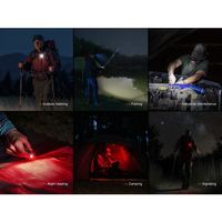 Fenix 充電式 LEDクリップオンライト(赤色ライト) SW05R-RED 1個 697-4235（直送品）