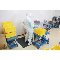 ヒメプラ MISM 疲労軽減クッションマット 20 4575 BK 956508 1枚 698-8185（直送品）