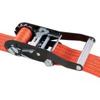 TRUSCO ベルト荷締機ワイドハンドル 50mm幅 764kg ツイストスナップフックタイプ JIS相当品 GV50A-750TSP 1台（直送品）