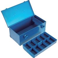 トラスコ中山 TRUSCO 樹脂トレー付工具箱 403×198×150 PT-410A 1個 698-4627（直送品）
