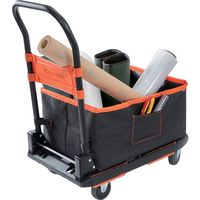 トラスコ中山 TRUSCO 台車用トロリーボックス DTB-BK 1個 693-0764（直送品）