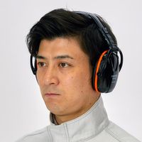 トラスコ中山 TRUSCO イヤーマフ TEM505/TEM507 用ヘッドバンド TEM505-B 1個 713-3898（直送品）