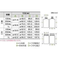 ニッコー・ハンセン TPX(R)テクノボトル(広口) 1L 滅菌済 10本 1114-14 1ケース(1本) 65-9171-43（直送品）
