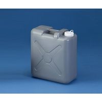 ニッコー・ハンセン 平角缶(1ヶロ)10L グレー 1ケース(9本入) 69-5600-84 1ケース(1本)（直送品）