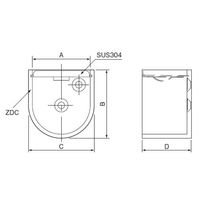 杉田エース DC U型ソケット 32 AF3221492 1セット(4個)（直送品）