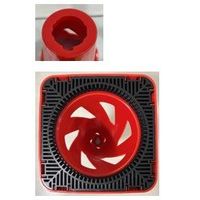 トーアン セーフティホールコーン グリーン(GR) 白テープ2本(W2) CCー408 1セット(5本)（直送品）