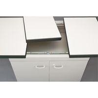 ナリカ 移動式理科実験用ワゴン 扉付 標準タイプ ZES-1002-04 1個（直送品）