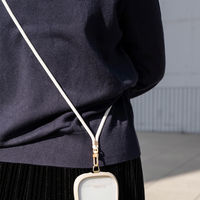 MSソリューションズ ショルダーストラップ Cord ミルクホワイト LN-SS21WH 1個（直送品）