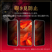 MSソリューションズ iPhone 17 Pro ガラスフィルム 覗き見防止180° GG-IP25GLFN 1個（直送品）