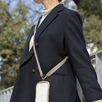 MSソリューションズ ショルダーストラップ Flat ウォームグレー LN-SS22GY 1個（直送品）