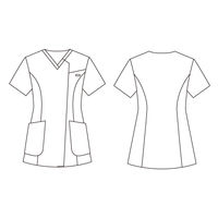 住商モンブラン スクラブ レディス 半袖 フォギーピンク L UM500-FP 1枚（直送品）