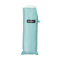 ポケフラット UVカット 折50cm 晴雨兼用シルバー手元 ミント S350-0773MT1-B8 1本 日傘 ウォーターフロント