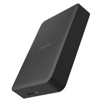外付けHDD テレビ録画用 4TB 2.5インチ ポータブル 軽量 ブラック ELP-STV040UBK エレコム 1個（直送品）