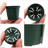 兼弥産業 スリット鉢 EUPOT 6cm モスグリーン×50個 102920 1個（直送品）