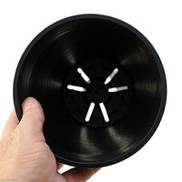 明和 鉢 セラアート 長鉢 5号 黒×5個 221171 1個（直送品）