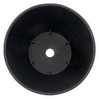 明和 鉢 セラアート 平鉢 27号×5個 黒 243248 1個（直送品）