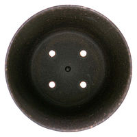 大和プラスチック 鉢 PON de eco 3号 ブラウン 255299 1個（直送品）