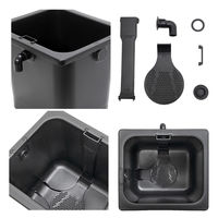 テトラ ジャパン じょうろでキレイメダカ鉢 20 黒 271230 1セット(3個)（直送品）