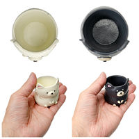 ケー・イー・アイ 鉢 リトルレジンポット チワワ 272614 1個（直送品）