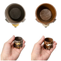 ケー・イー・アイ 鉢 リトルレジンポット ミニチュアダックスフンド 272617 1個（直送品）