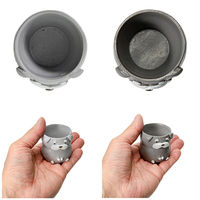 ケー・イー・アイ 鉢 リトルレジンポット シュナウザー 272619 1個（直送品）