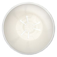 明和 鉢 セラアート 長鉢 4号 白 274498 1個（直送品）