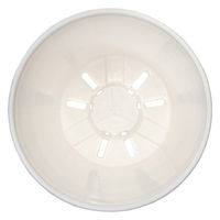 明和 鉢 セラアート 長鉢 3.5号 白 274499 1個（直送品）