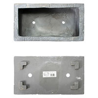 鹿沼興産 プランター FRP ブリック調プランター 430LG ライトグレー 275614 1個（直送品）