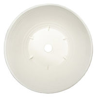 明和 鉢 セラアート 平鉢 33号 白 275779 1個（直送品）