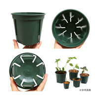 兼弥産業 スリット鉢 EUPOT 15cm モスグリーン 275877 1セット(10個)（直送品）