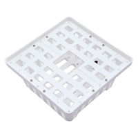 リーフ コウモリランバスケット ホワイト LLサイズ 5個入り 282437 1個（直送品）