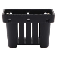 リーフ コウモリランバスケット ブラック Sサイズ 5個入り 282439 1個（直送品）