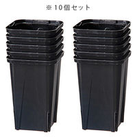 兼弥産業 スリット鉢 カネヤ産業 EGー75L MR 黒 282721 1セット(10個)（直送品）