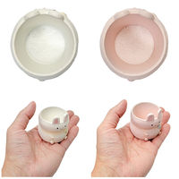 ケー・イー・アイ 鉢 リトルレジンポット うさぎ 282729 1個（直送品）