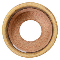 かみ山陶器 盆栽鉢 信楽焼 植木鉢 切立鉄釉 3.5号 283218 1個（直送品）