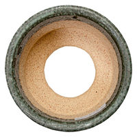 かみ山陶器 盆栽鉢 信楽焼 植木鉢 切立青銅 3.5号 283219 1個（直送品）