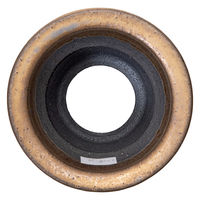 かみ山陶器 盆栽鉢 信楽焼 植木鉢 金彩オモト 5号 283220 1個（直送品）