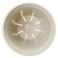 大和プラスチック 鉢 根はり鉢 7号 ホワイト 5個入り 288483 1個（直送品）