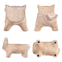 カルナック 鉢 アフリカンキャットケース S ナチュラル 293747 1個（直送品）