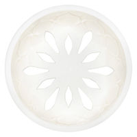 山佳化成 スリット鉢 SCOOP ボウル ホワイト S 298130 1個（直送品）