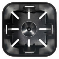 日本ポリ鉢販売 スリット鉢 プレステラ 150深型 黒 1個 306338（直送品）