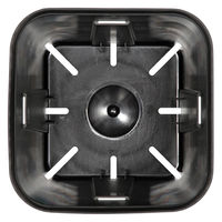 日本ポリ鉢販売 スリット鉢 プレステラ 180深型 黒 1個 306413（直送品）