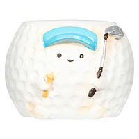 ケー・イー・アイ 鉢 リトルレジンポット ゴルフボール 306884 1個（直送品）