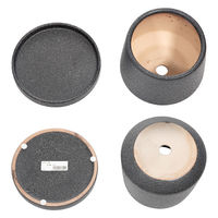 陶里 フラン ブラック 受け皿付き 307092 1個（直送品）