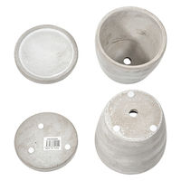 エイチツーオー セメントポット ラウンド S 311205 1個（直送品）