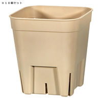 日本ポリ鉢販売 プレミアムプレステラ 75型 ブラウン 10個セット 314847 1個（直送品）