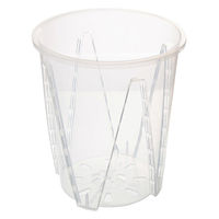 リーフ 根が見える透明鉢 直径16cm 325726 1セット(6個)（直送品）